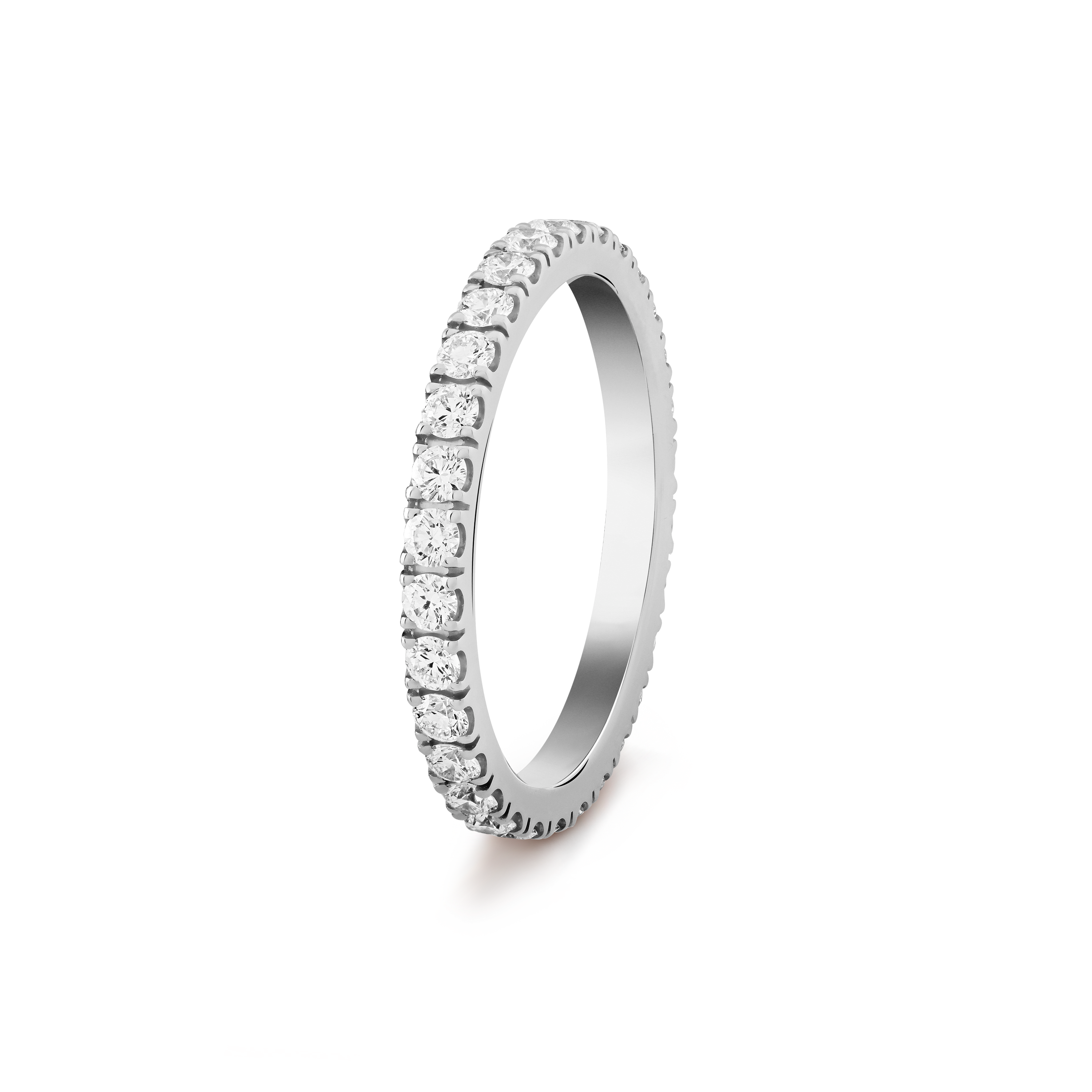 Eternity wedding band, white gold and diamonds - Categories