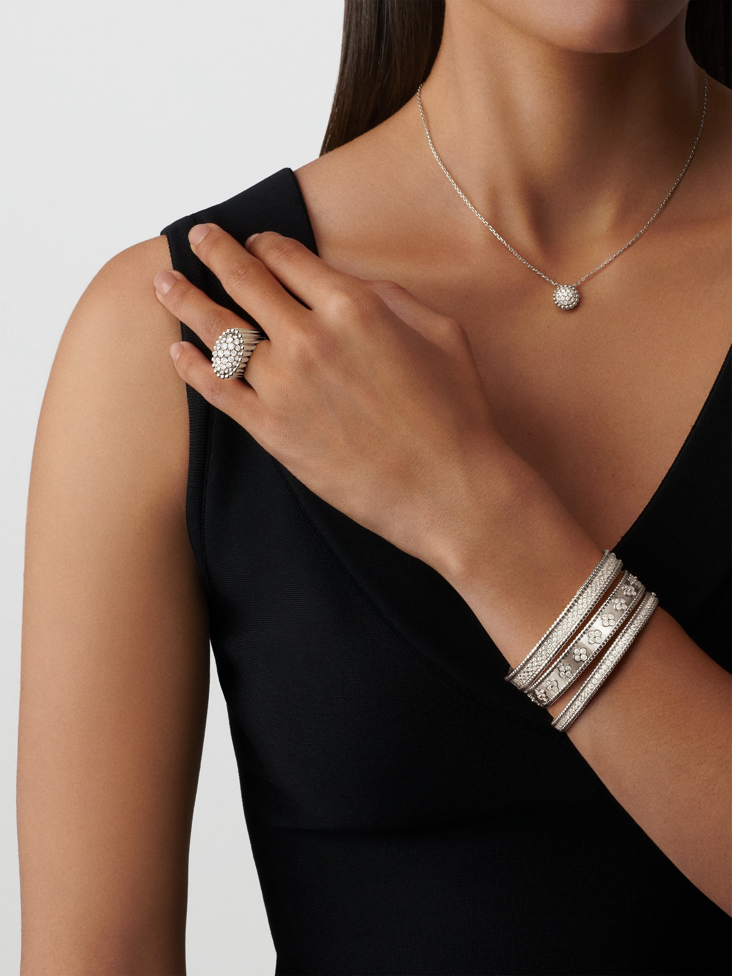 Perlee Diamonds Bracelet 3 Rows Small Model - thumbnail 5