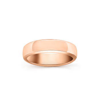 Toujours wedding band, 5 mm, THREE_FOURTH, Jewelry Ring