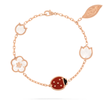 Van Cleef & Arpels Lucky Spring Plum Blossom 18ct Rose-gold And