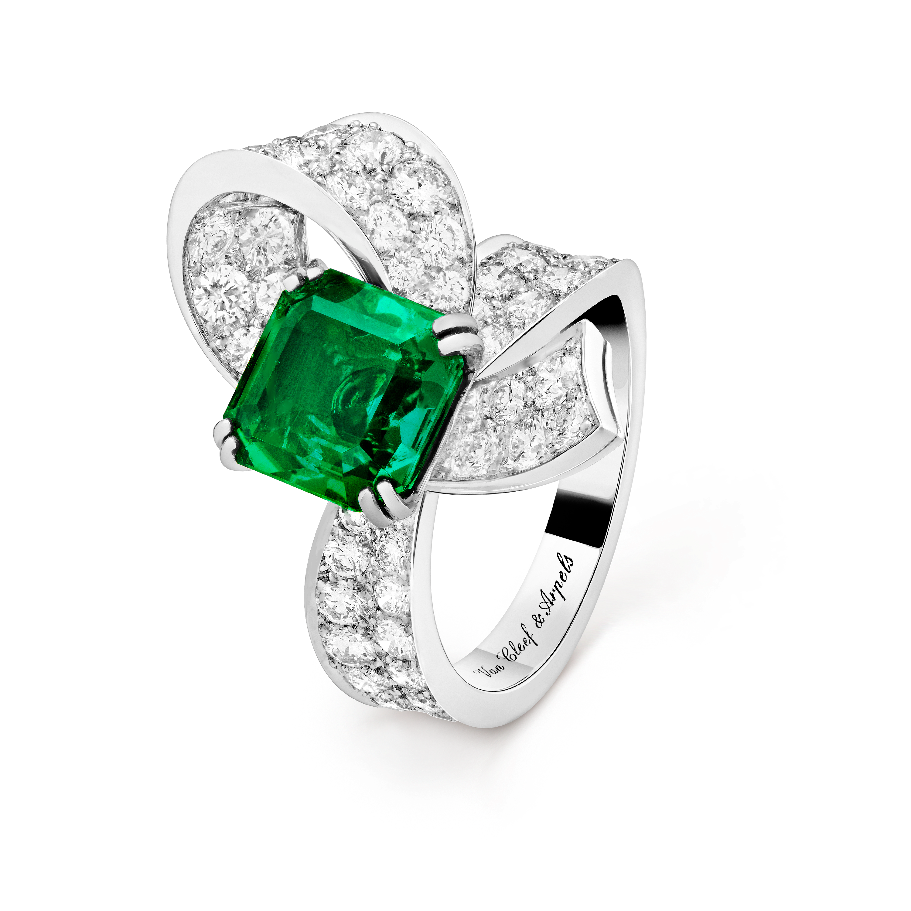 van cleef green ring