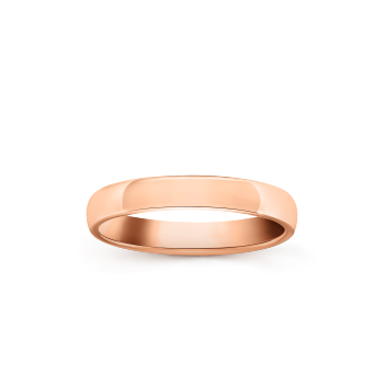 Tendrement wedding band, 3 mm, THREE_FOURTH, Jewelry Ring