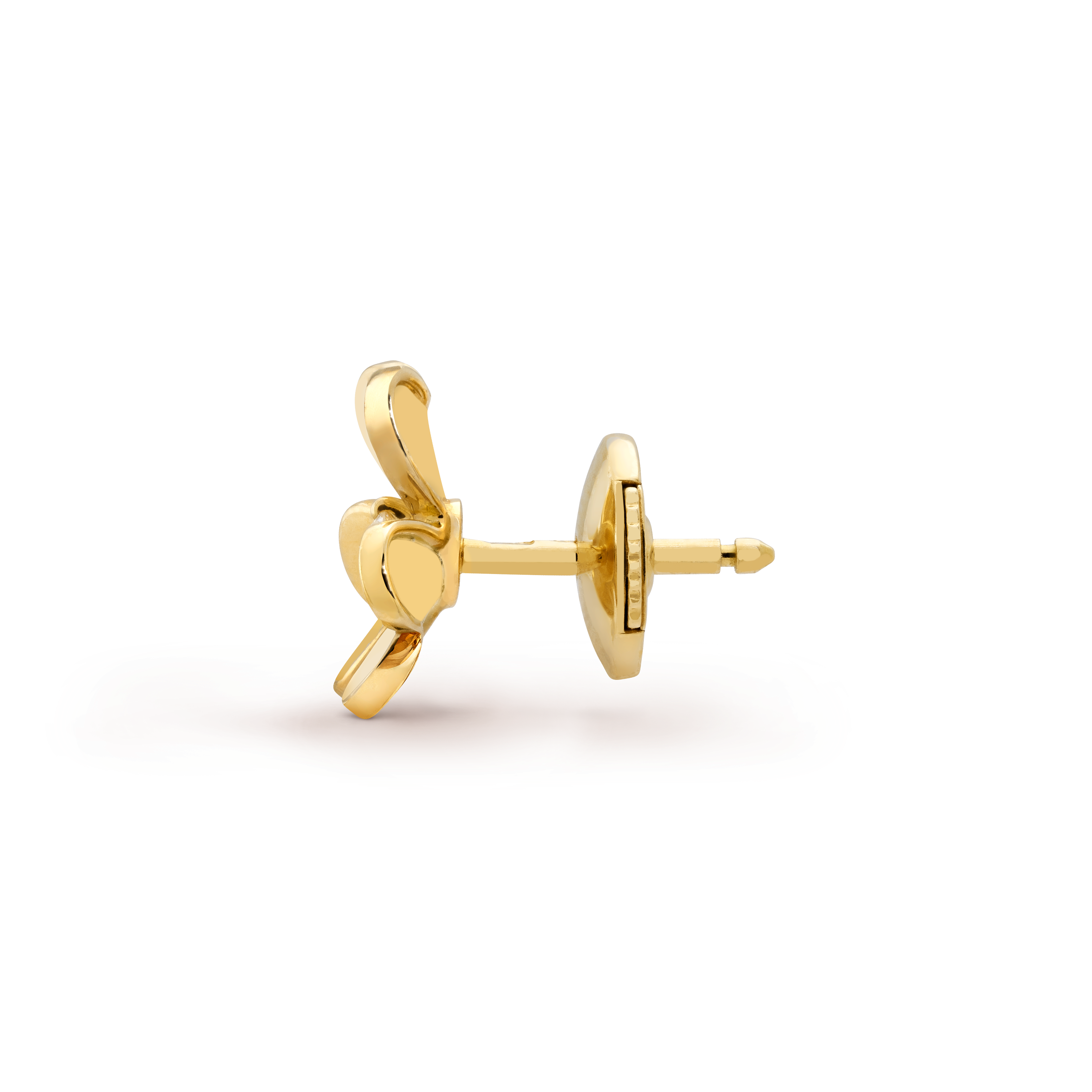 フリヴォル ピアス、ミニモデル 18K イエローゴールド, エメラルド