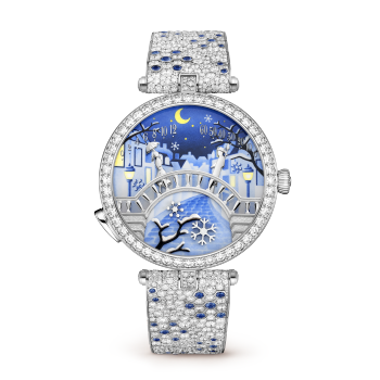 ヴァンクリーフ&アーペル 　　　　　　　　　　スー レ ゼトワール レディ アーペル ポン デ ザムルー エテ ウォッチ 18K ホワイト