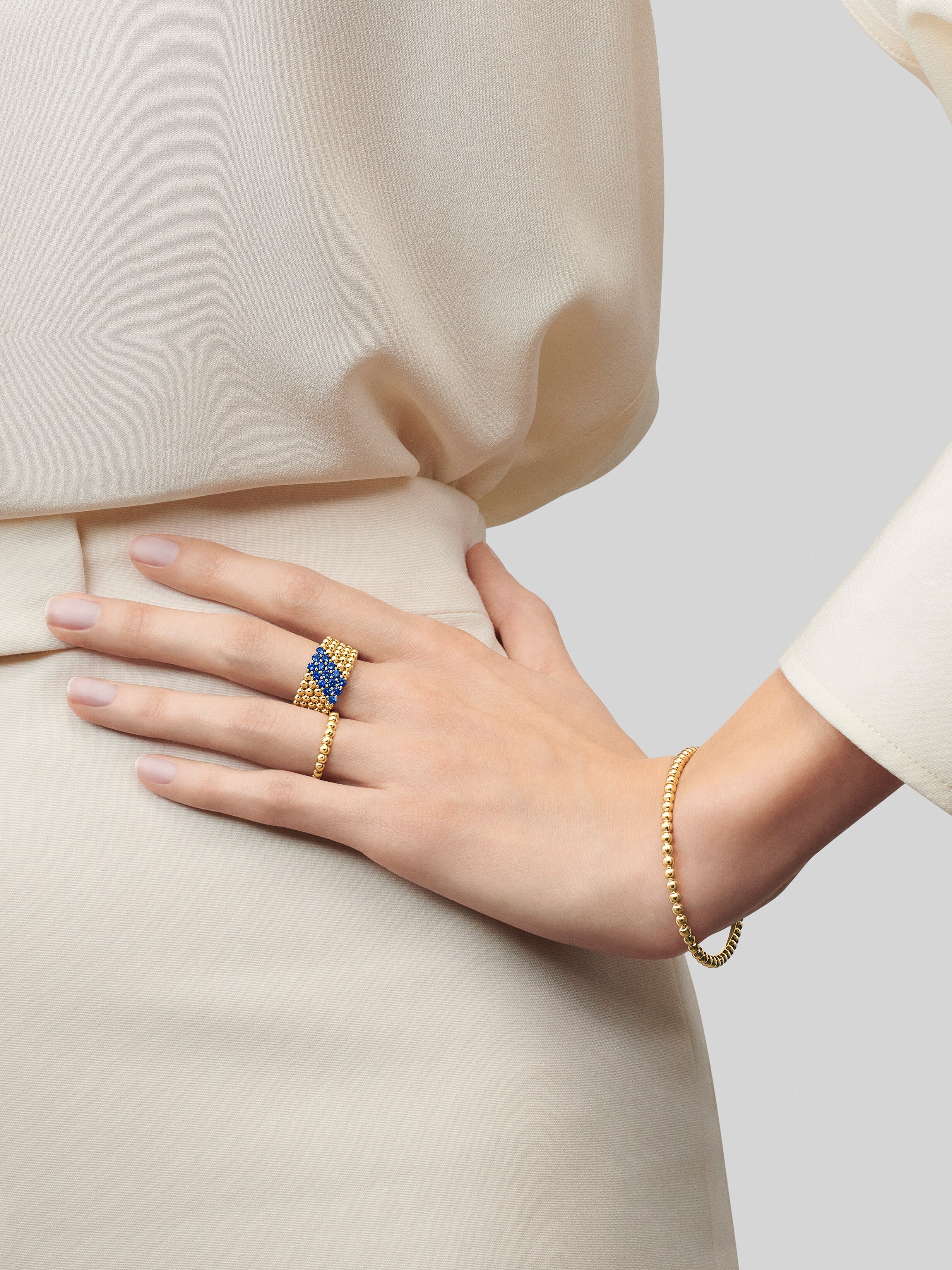 Van Cleef & Arpels ペルレ ゴールドパール スモール 58 ヴァン