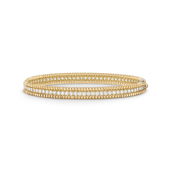 VCARP27B00 - Perlée diamonds bracelet, 1 row, medium model