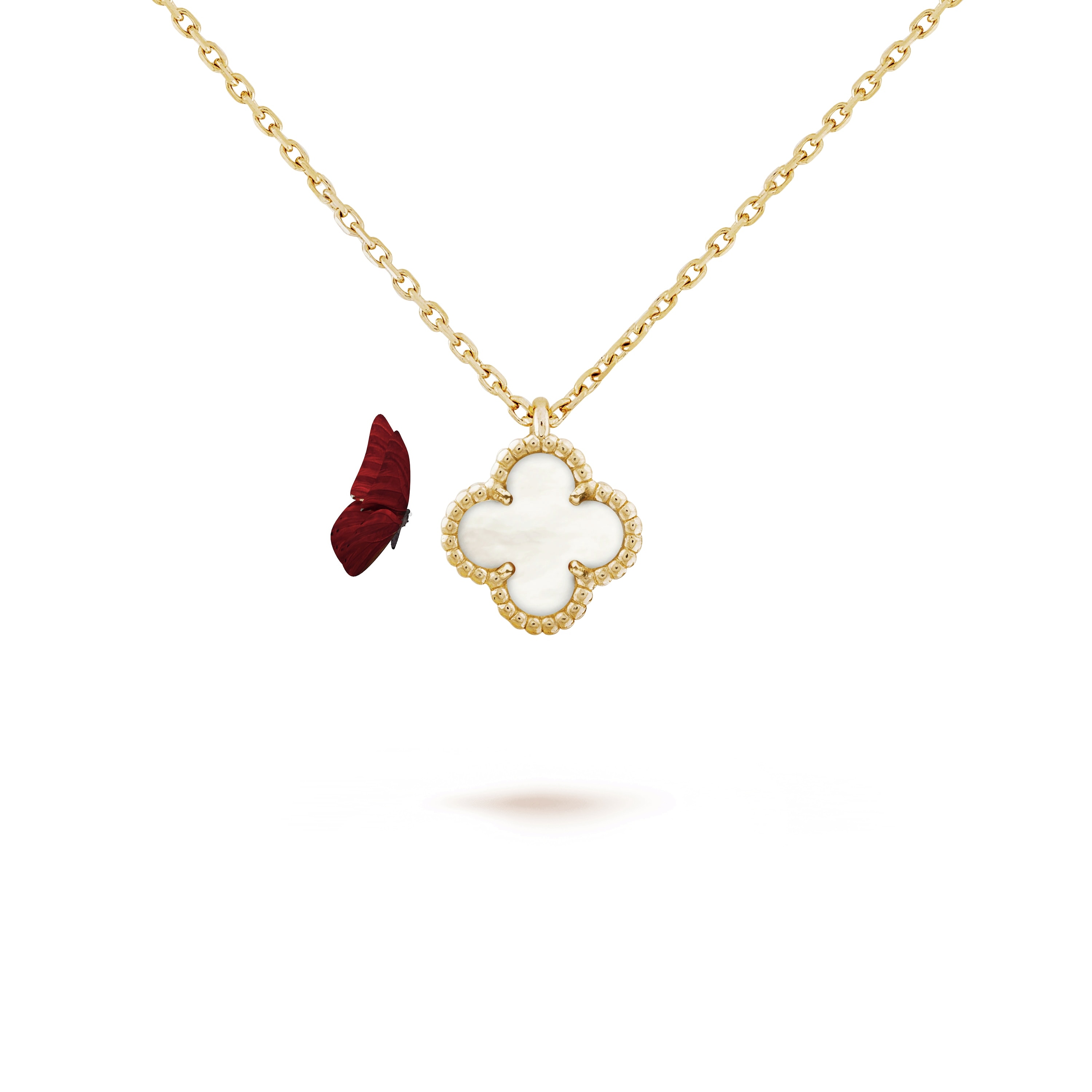 22k gold van cleef necklace