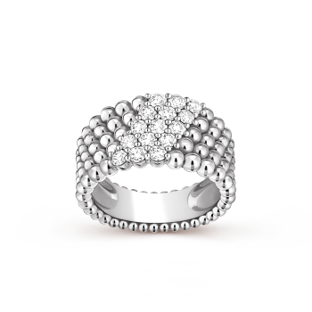 VCARP7UV00 - Perlée diamonds ring, 5 rows