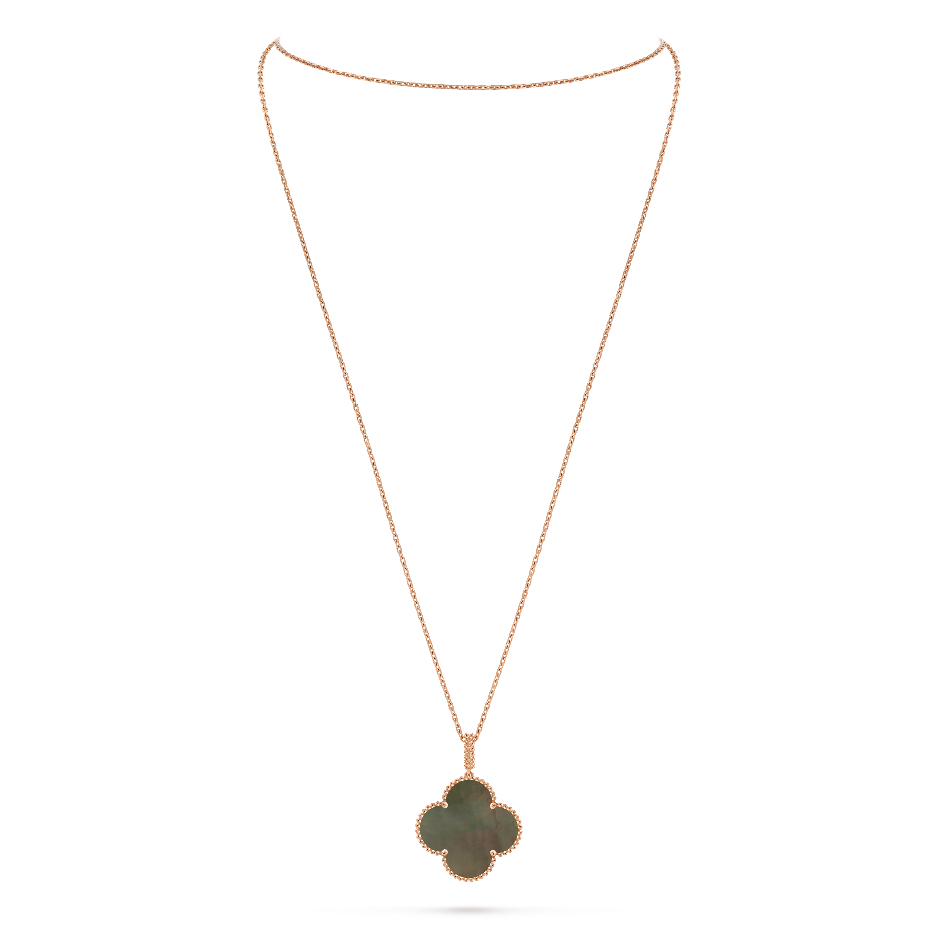 Van Cleef & Arpels ネックレス ゴールド ヴィンテージ アルハンブラ ペンダント 18K イエローゴールド