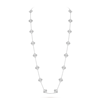 美品 ヴィンテージ アルハンブラ ネックレス ◇VanCleef&Arpels◇18K ヴィンテージ アルハンブラ ネックレス
