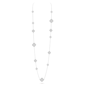 VCARN9MO00 - マジック アルハンブラ ロングネックレス、16モチーフ