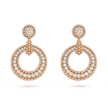 VCARP9XM00 - Perlée diamonds earrings
