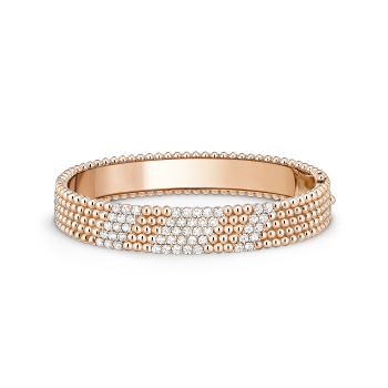 Perlée diamonds bracelet, 5 rows, Diamond:50 stones, 2.01 carats, THREE_FOURTH, Jewelry Bracelet