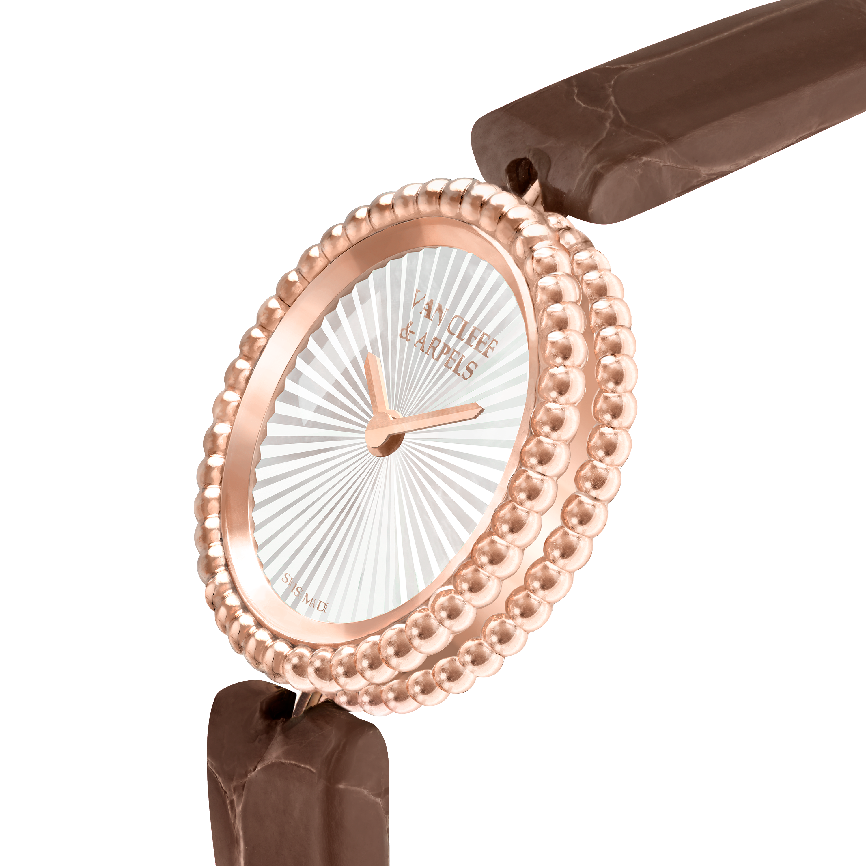 Van Cleef & Arpels Rose Gold, Diamond And Mother Of Pearl