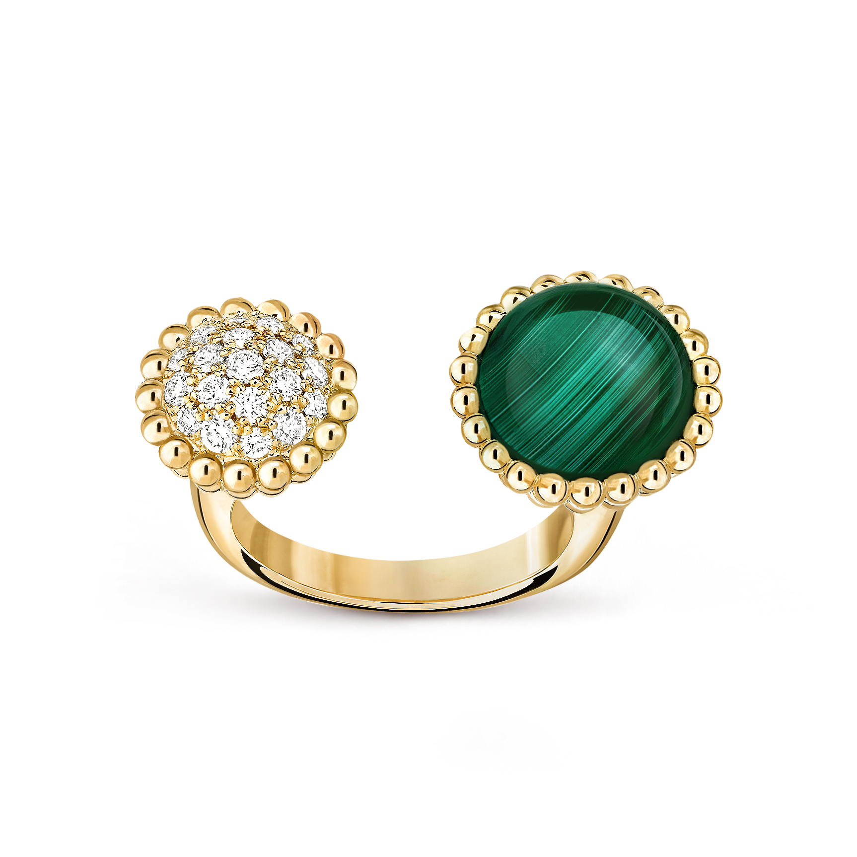 Van cleef malachite ring on sale
