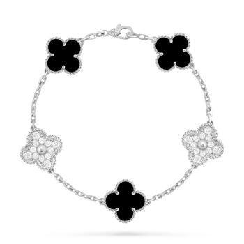 【正規品】Van Cleef & Arpels Alhambra 5motifs Vintage Alhambra bracelet, 5 motifs 18K yellow gold