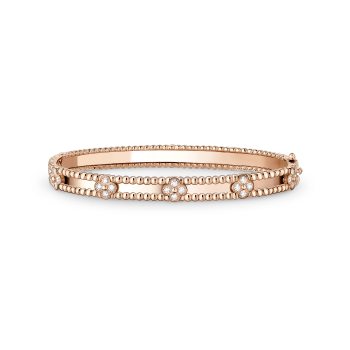 VCARP6X200 - Perlée sweet clovers bracelet, medium model
