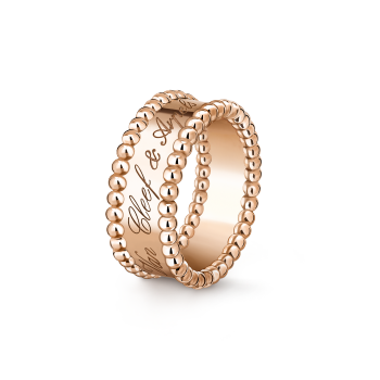 VCA ペルレ ゴールドパール リング ミディアムモデル 18K ペルレ ゴールドパール リング、ミディアムモデル 18K ローズ
