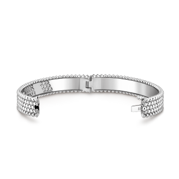 Perlée diamonds bracelet, 5 rows, Diamond:50 stones, 2.11 carats, THREE_FOURTH, Jewelry Bracelet