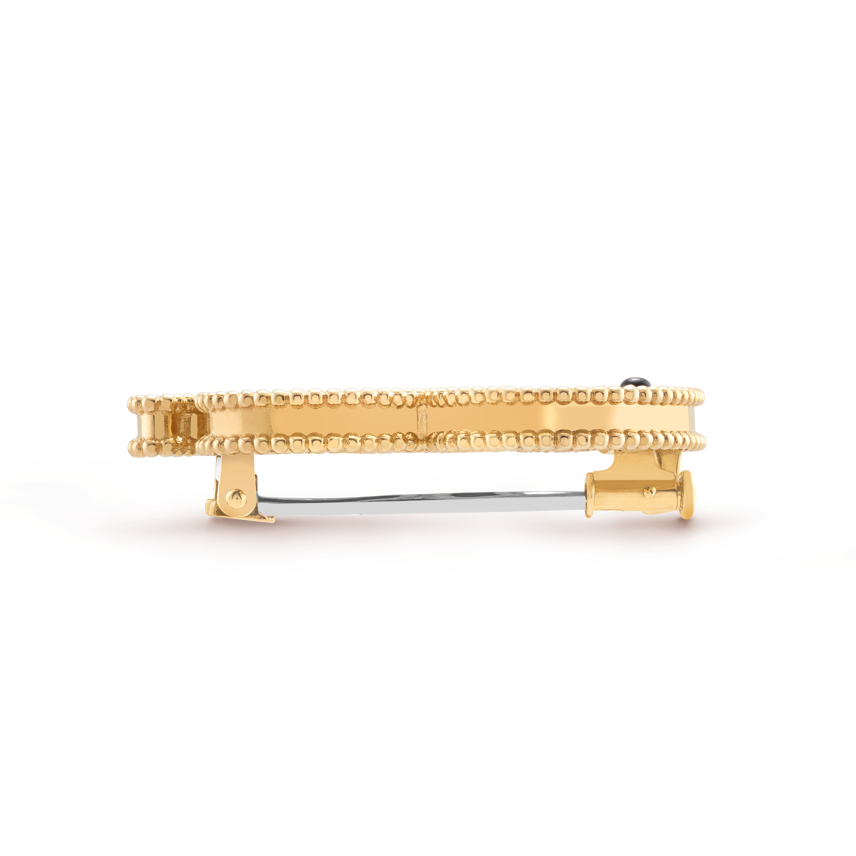 Clip Lucky Animals Serpent, Or jaune 750/1000, Malachite:  4 pierres, Onyx:  1 pierre, Profile, Jewelry Clip - Van Cleef & Arpels