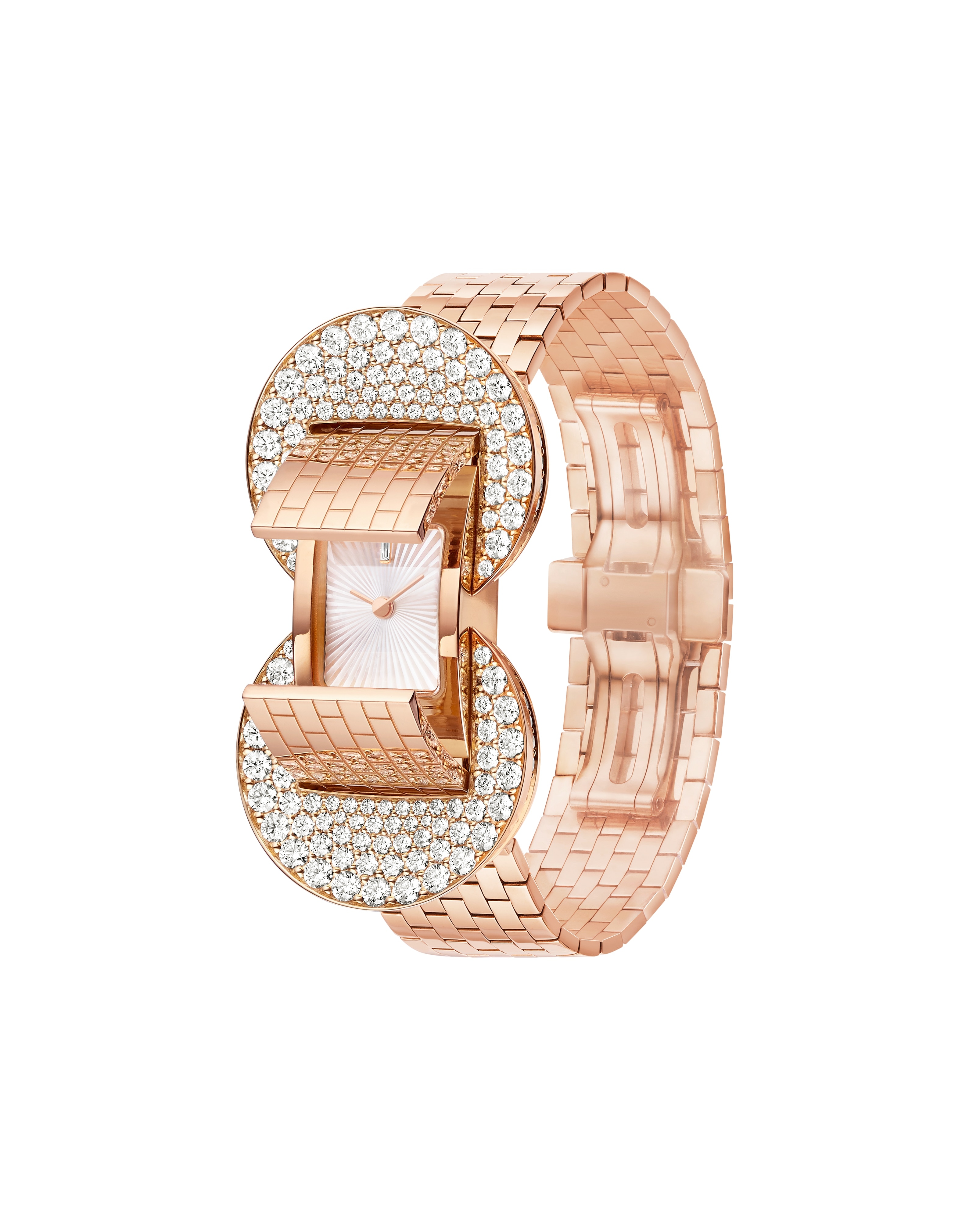 ルド シークレットウォッチ 18K ローズ ゴールド, ダイヤモンド, マザー オブ パール - ヴァン クリーフ&アーペル - Van Cleef  & Arpels