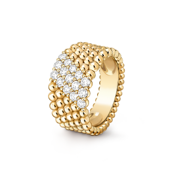 ペルレ ダイヤモンド リング 1連モデル 18K イエローゴールド