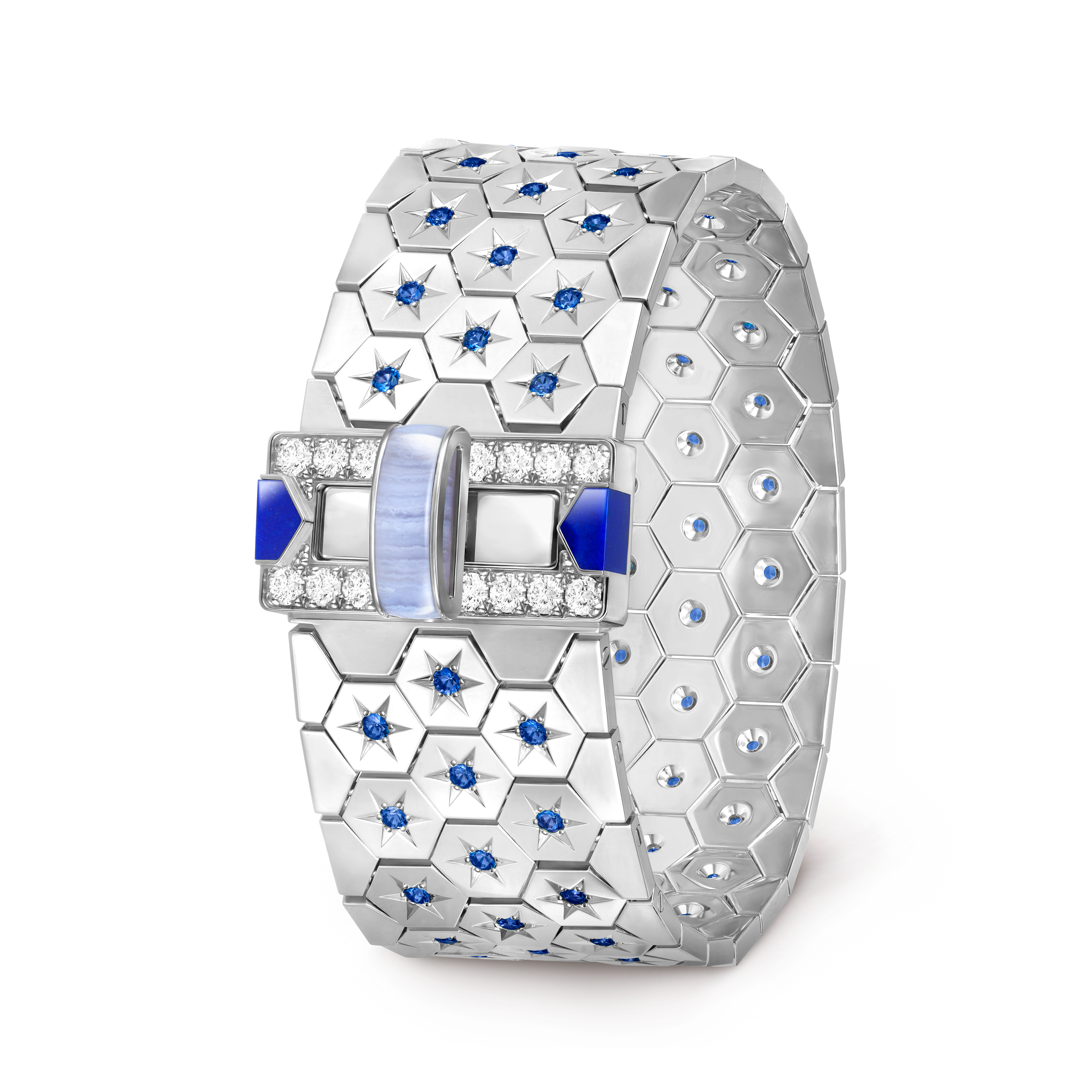 18K white gold