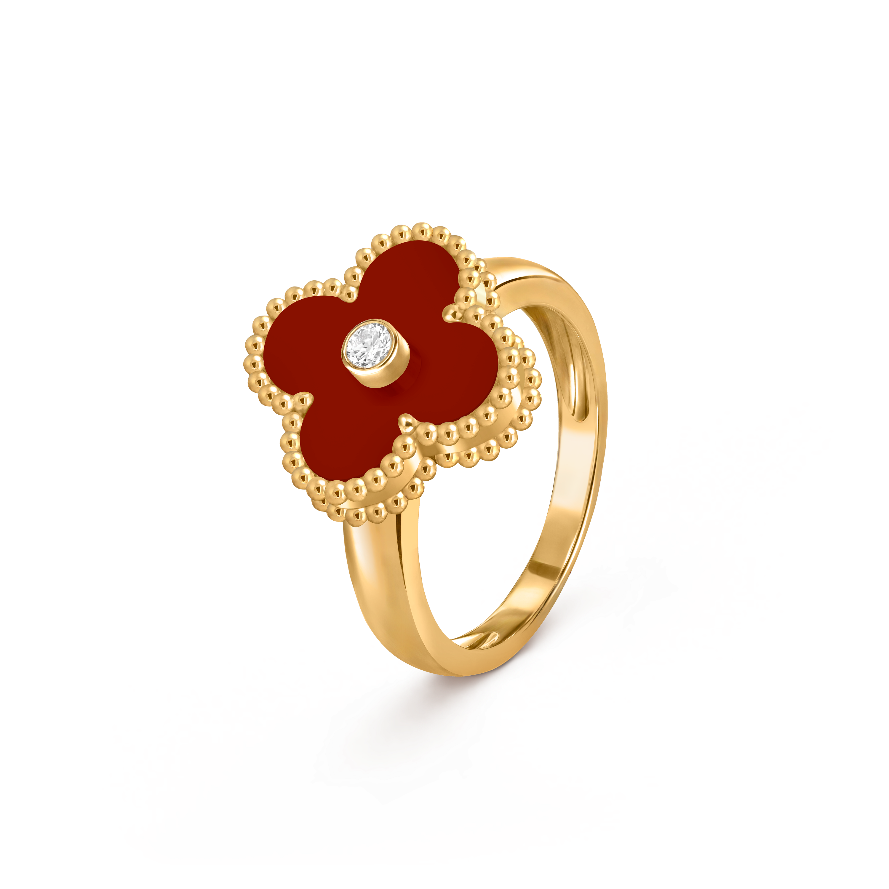 ヴァンクリーフ＆アーペル Van Cleef & Arpels マデール リング 9.5号【Van Cleef & Arpels/ヴァンクリーフ＆アーペル】 花