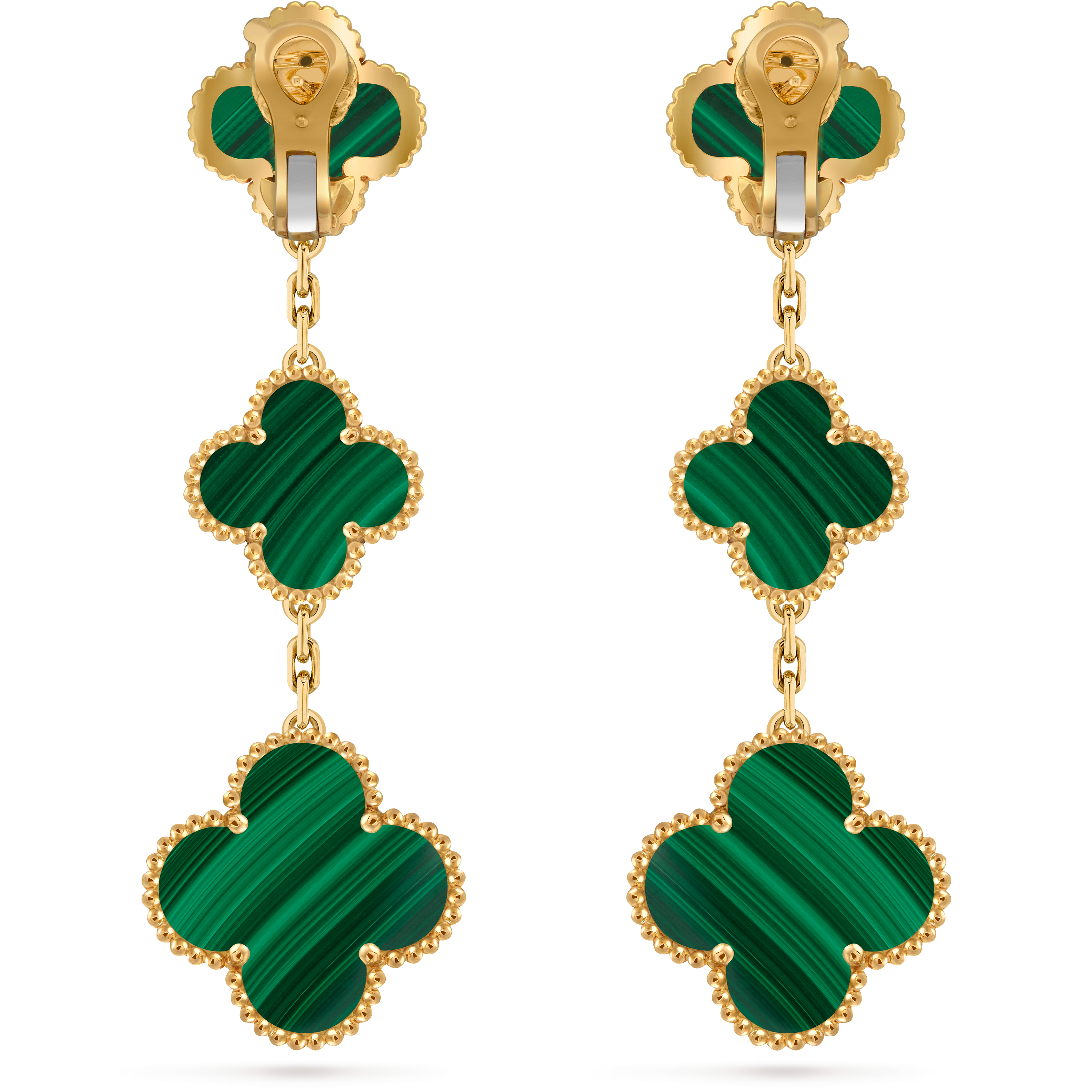 Magic Alhambra long necklace, 1 motif 18K yellow gold