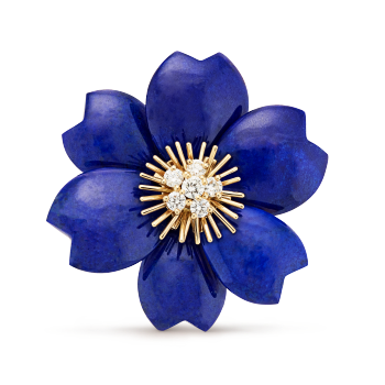 VCARO9B900 - Rose de Noël clip, medium model