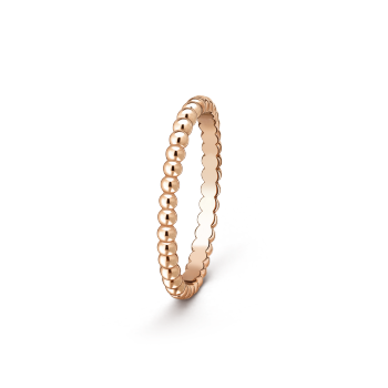 Perlée pearls of gold ring, small model
