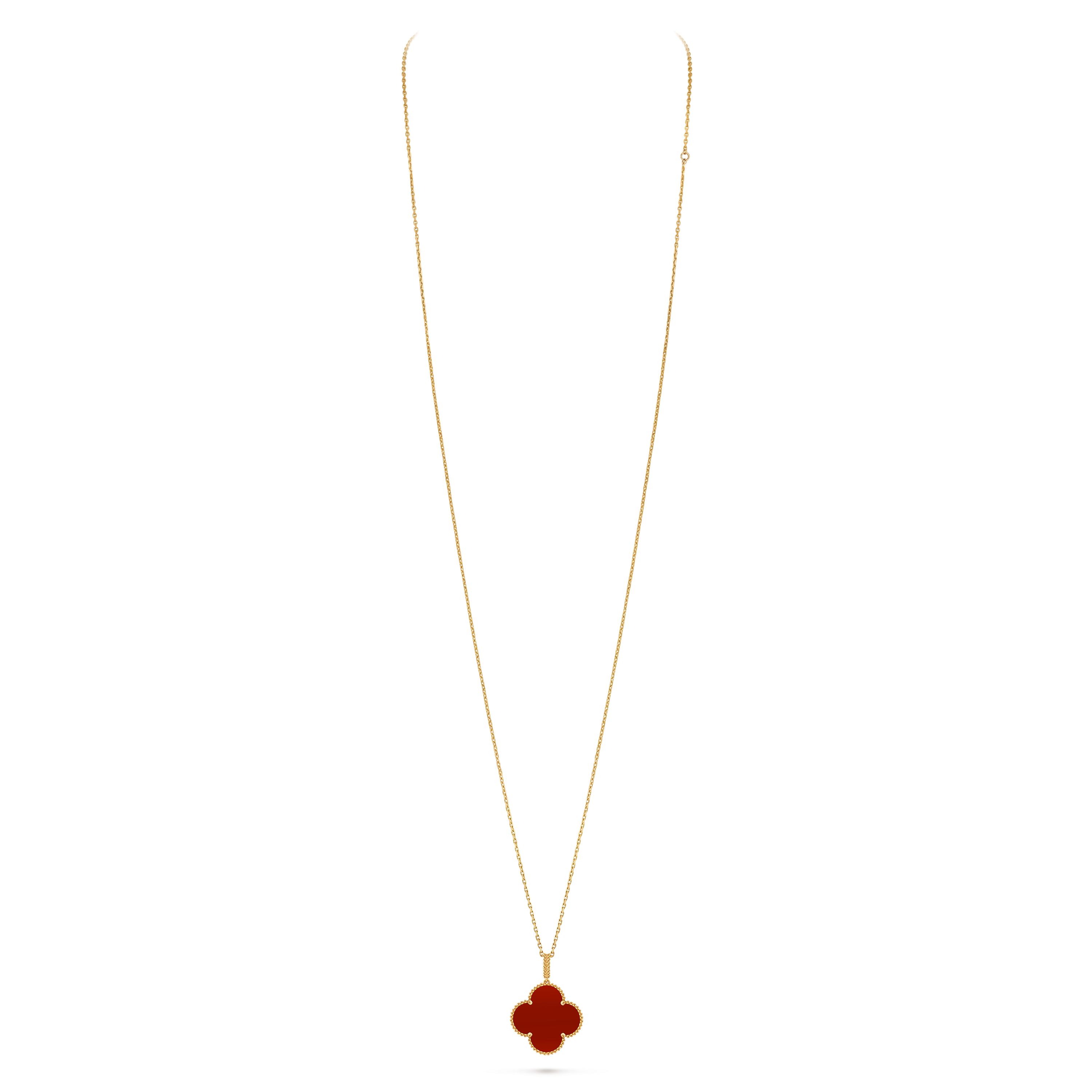 マジックアルハンブラロングネックレス マジック アルハンブラ ロングネックレス、1 モチーフ 18K