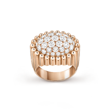 VCARP6AR00 - Perlée diamonds pavé ring