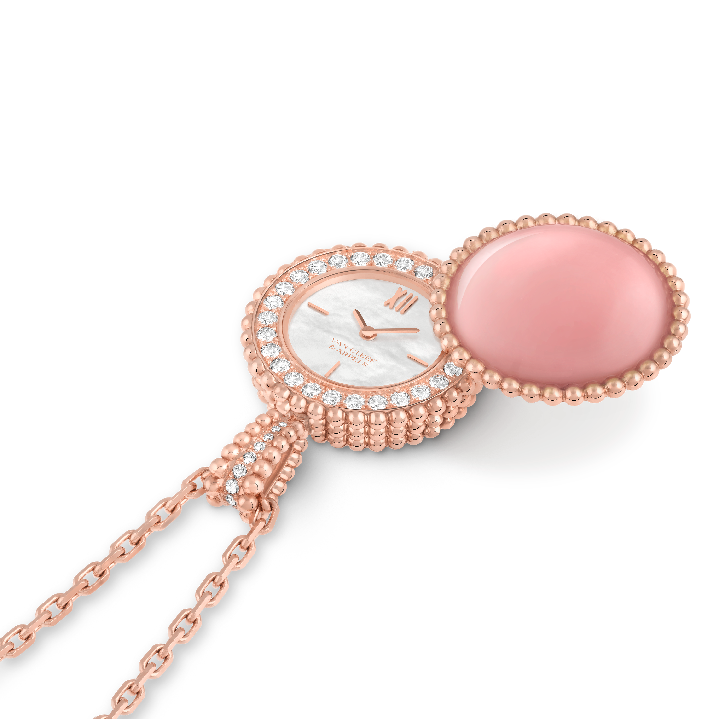 Perlee secret pendant watch