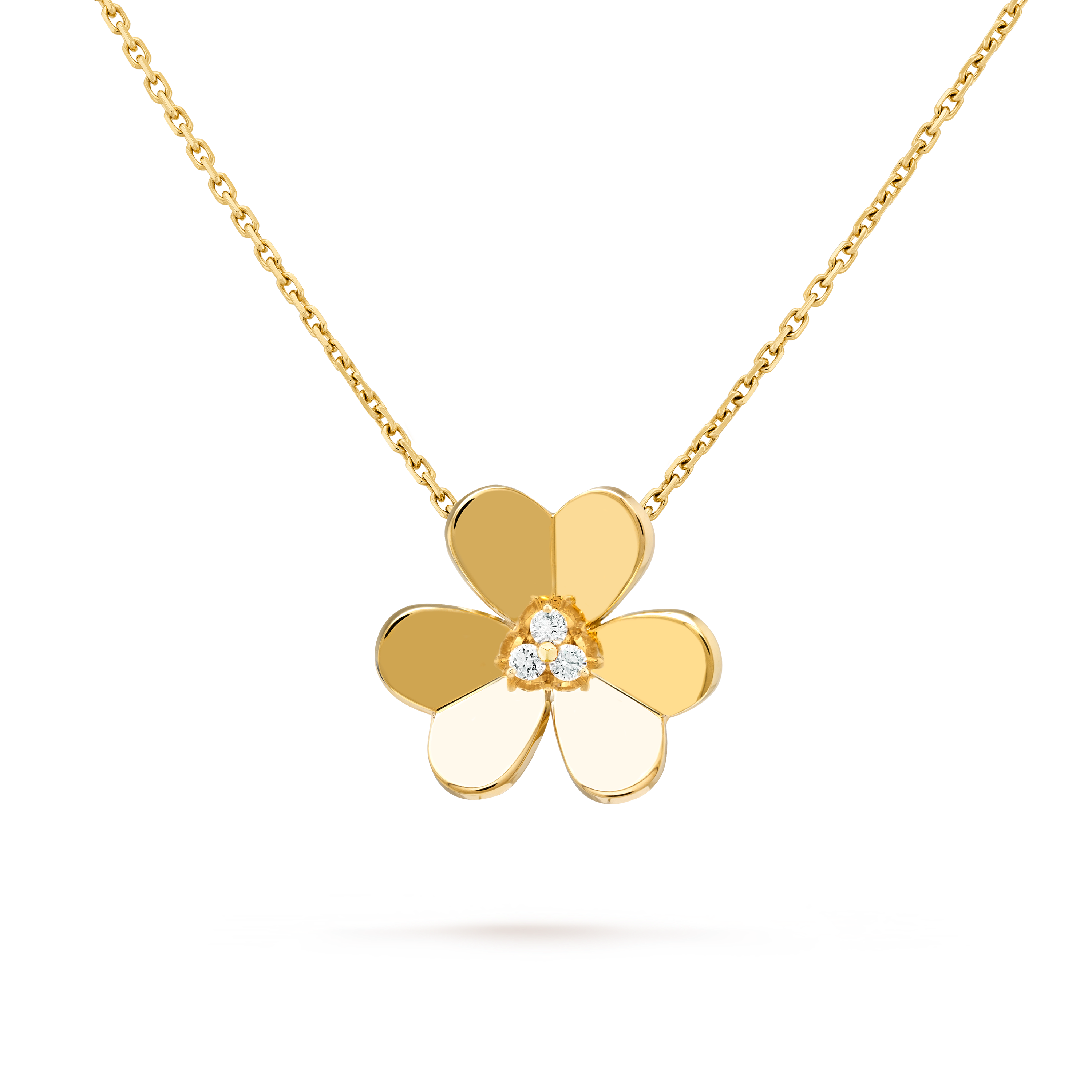Frivole pendant large model 18K yellow gold Diamond Van Cleef