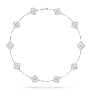 VCARA42400 - Vintage Alhambra necklace, 10 motifs