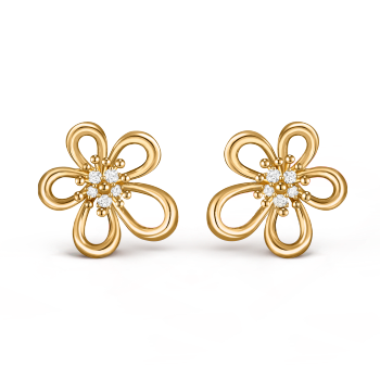 VCARPME100 - Flowerlace earrings
