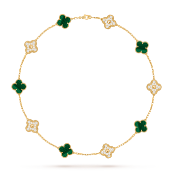 VCARO9J400 - Collier Vintage Alhambra, 10 Motive