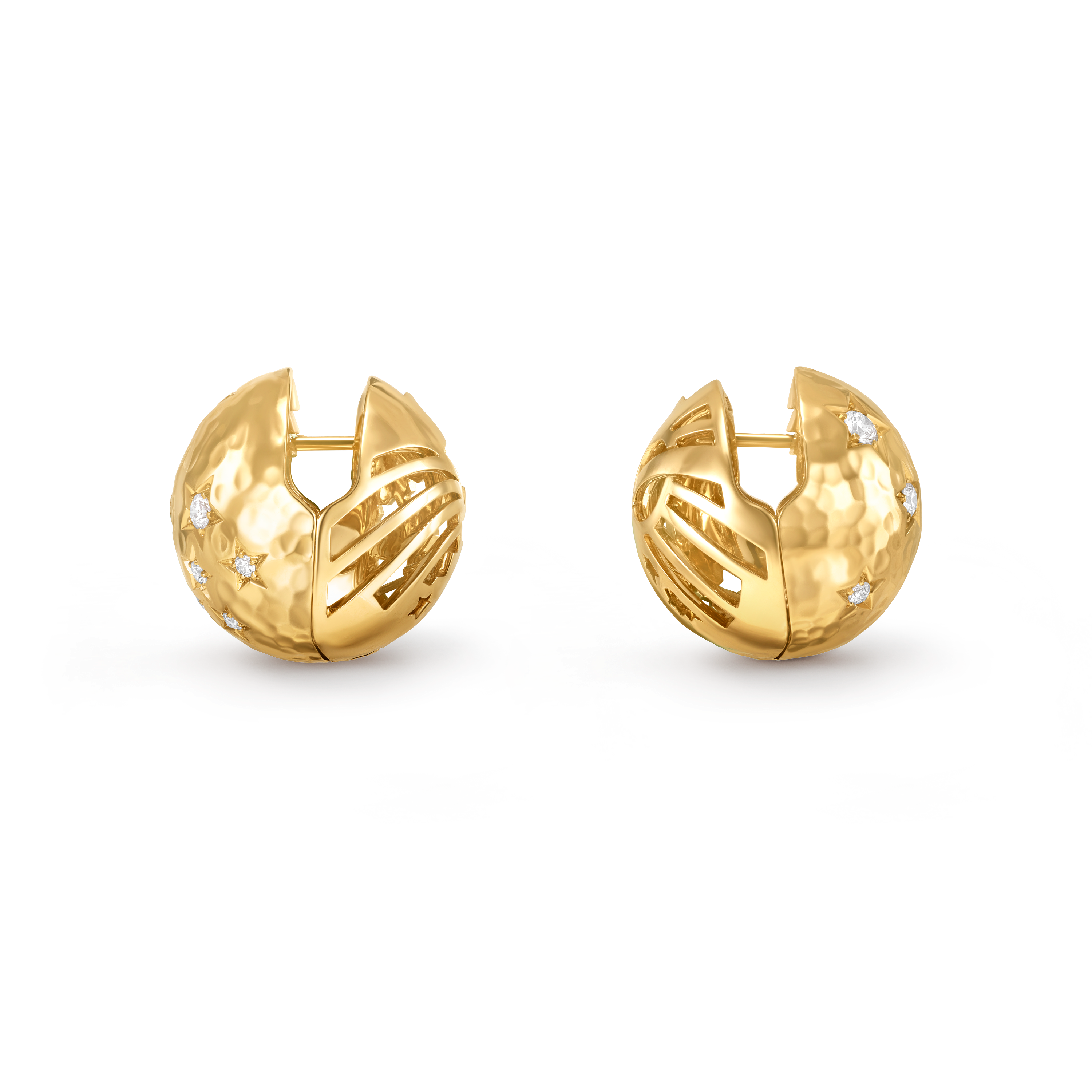 スー レ ゼトワール ピアス, 18K イエローゴールド, ダイヤモンド:  16 石,  0.45 カラット, Profile, Jewelry Earrings - ヴァン クリーフ&アーペル - Van Cleef & Arpels