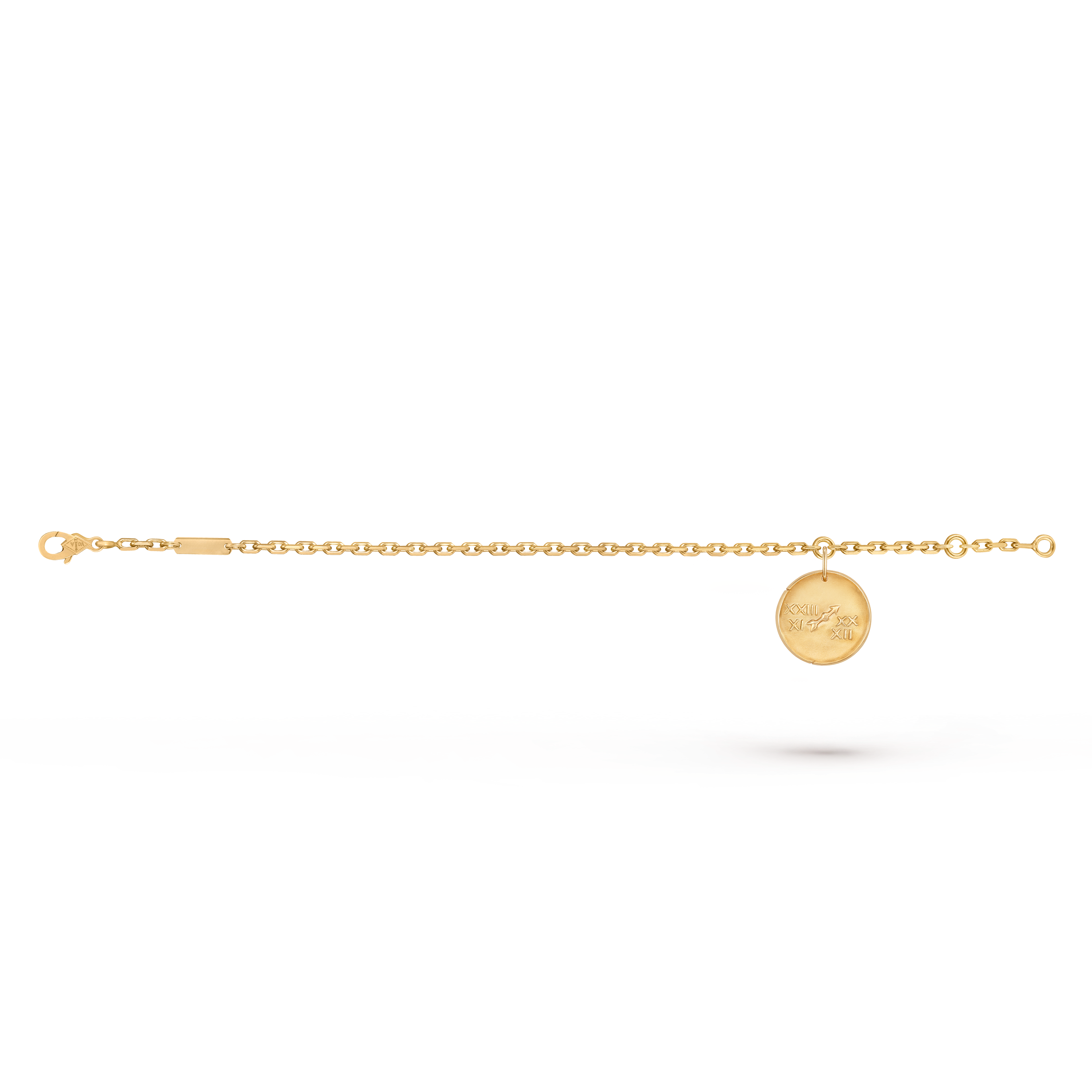 Zodiaque bracelet Sagittarii (Sagittarius), 18K yellow gold, Open, Jewelry Bracelet - Van Cleef & Arpels