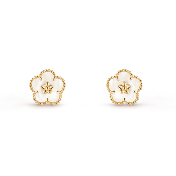 VCARPMLB00 - Boucles d’oreilles Lucky Spring, fleur de prunier