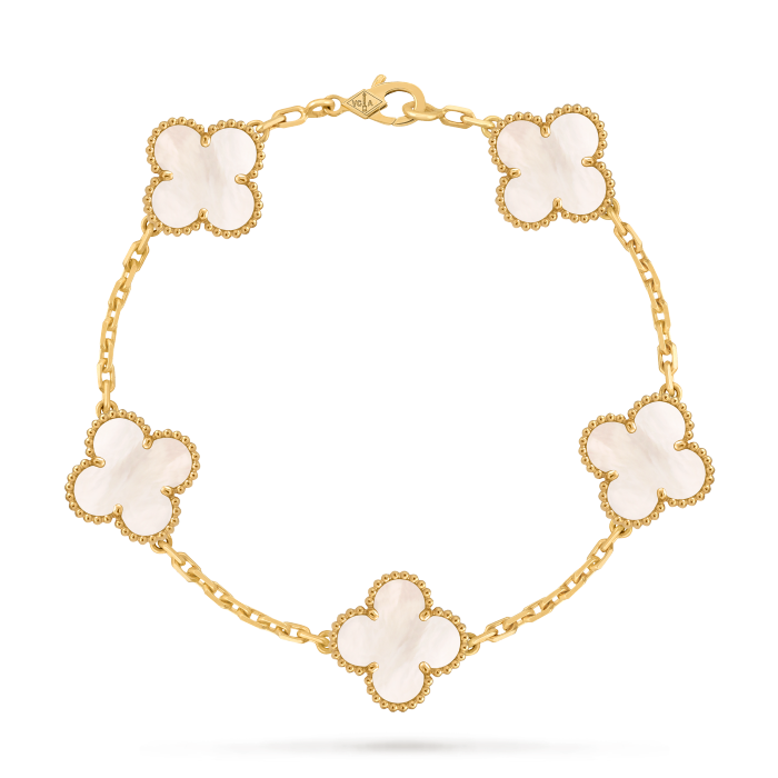 Van Cleef & Arpels Vintage Alhambra bracelet, 5 motifs