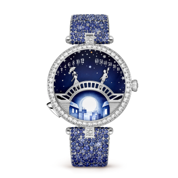 VCARPES700 - Lady Arpels Pont des Amoureux Clair de lune watch