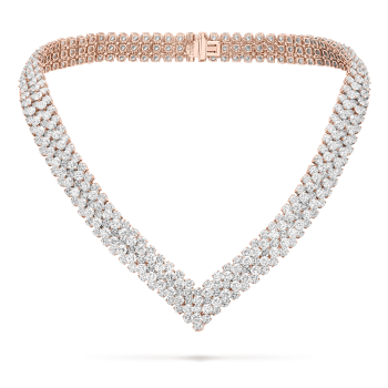 VCARP9XK00 - Collier À Cheval 5 rangs transformable