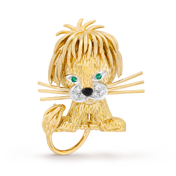 VCARA63200 - Clip Lion Ebouriffé, petit modèle