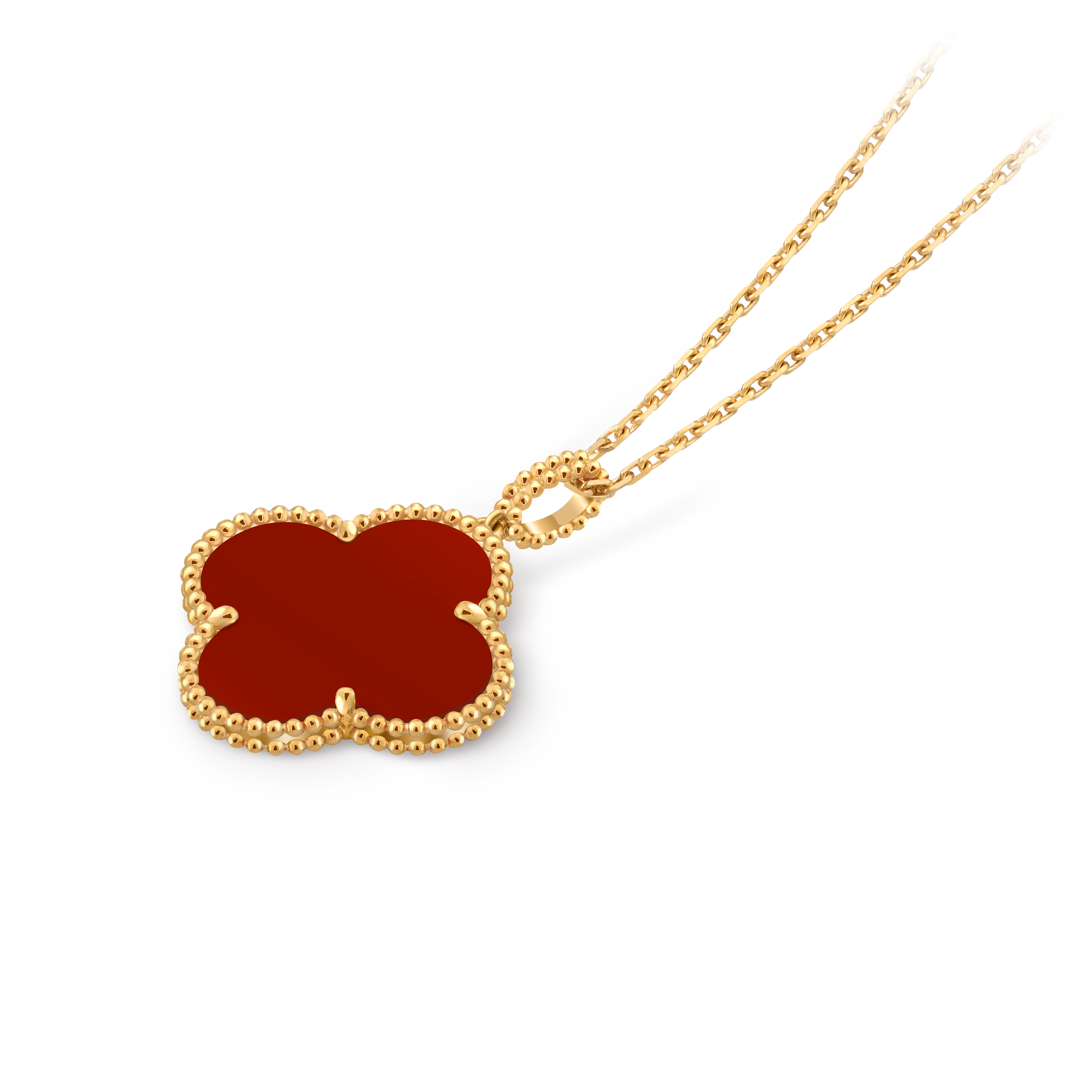 Van Cleef & Arpels ネックレス ゴールド マジック アルハンブラ ロングネックレス、1モチーフ 18K