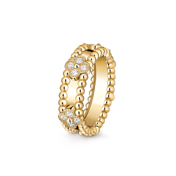 ペルレ ゴールドパール リング、スモールモデル 18K ローズ