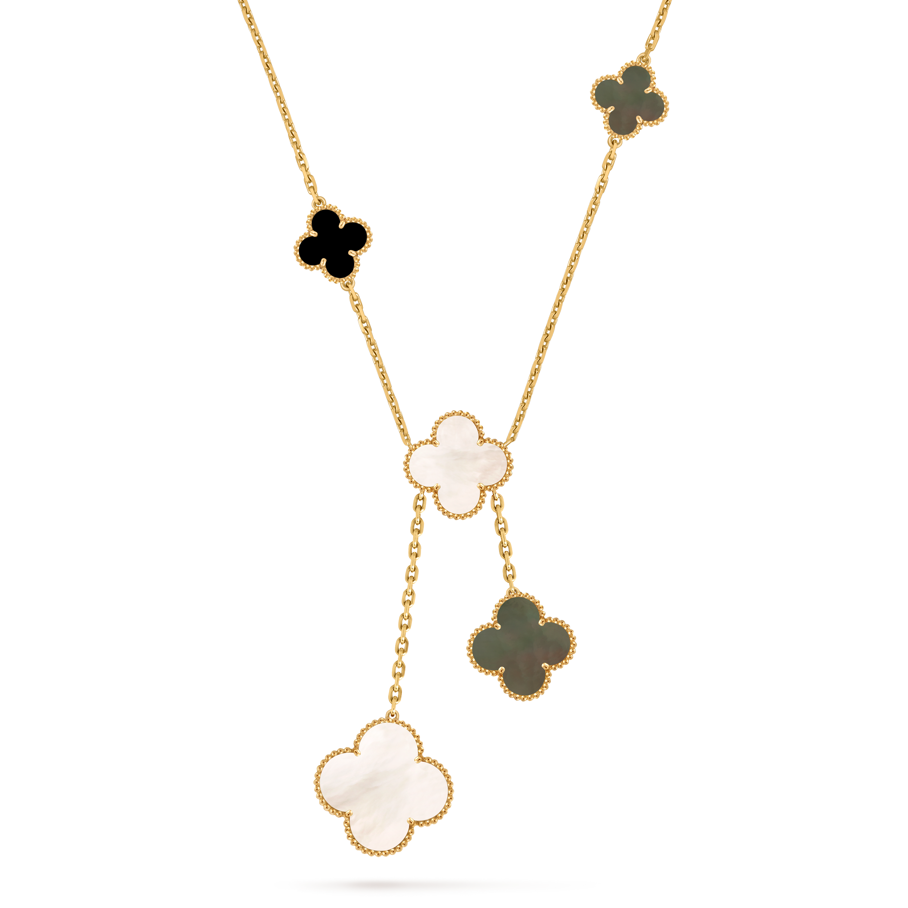 Van Cleef & Arpels ネックレス ゴールド マジック アルハンブラ ネックレス、6モチーフ 18K イエロー