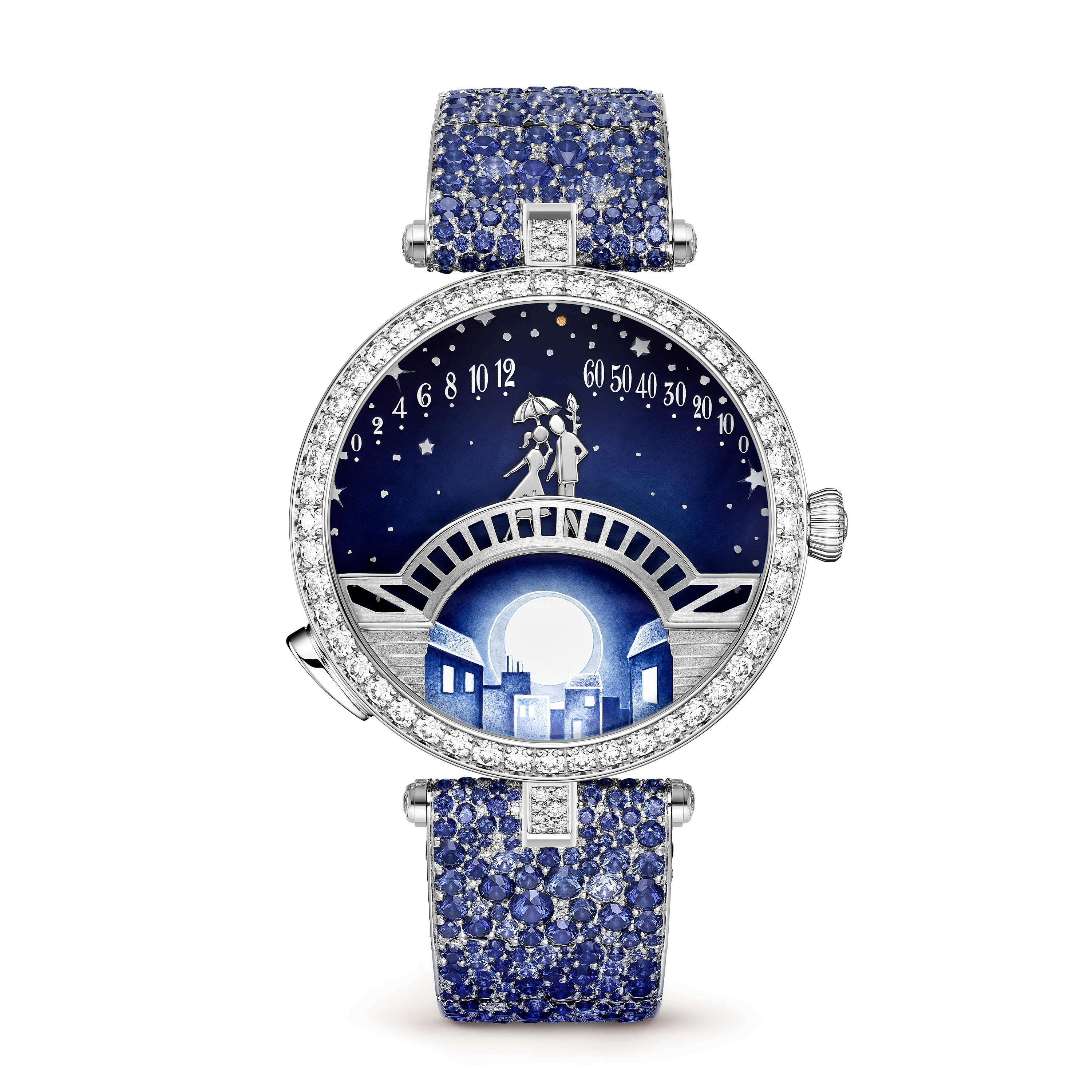 【ファッション通販】の商品をすべて Pont Arpels Lady des white 18K watch lune de Clair Amoureux ネックレス