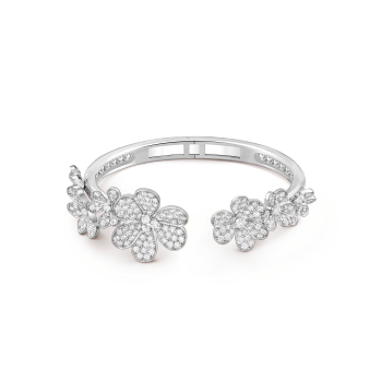 VCARPDYB00 - Frivole bracelet, 7 flowers, medium model
